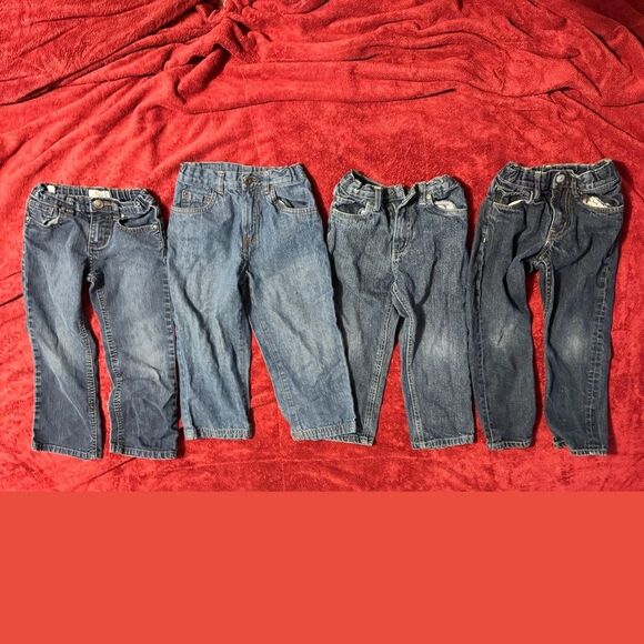 Four Girl's 4T Denim Jean Bundle [Clothing 412] - Picture 1 of 12